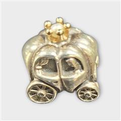 Pandora Silver & 14K Retired Royal Carriage #790598P